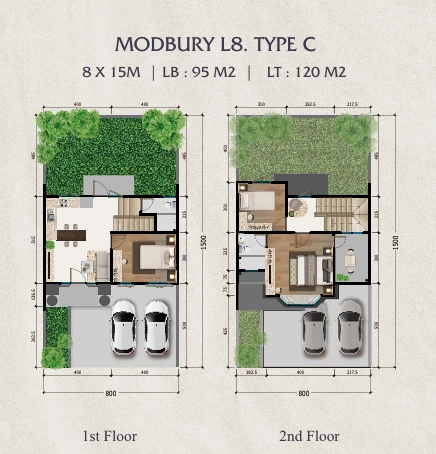 Floor plan for MODBURY L8 TYPE C